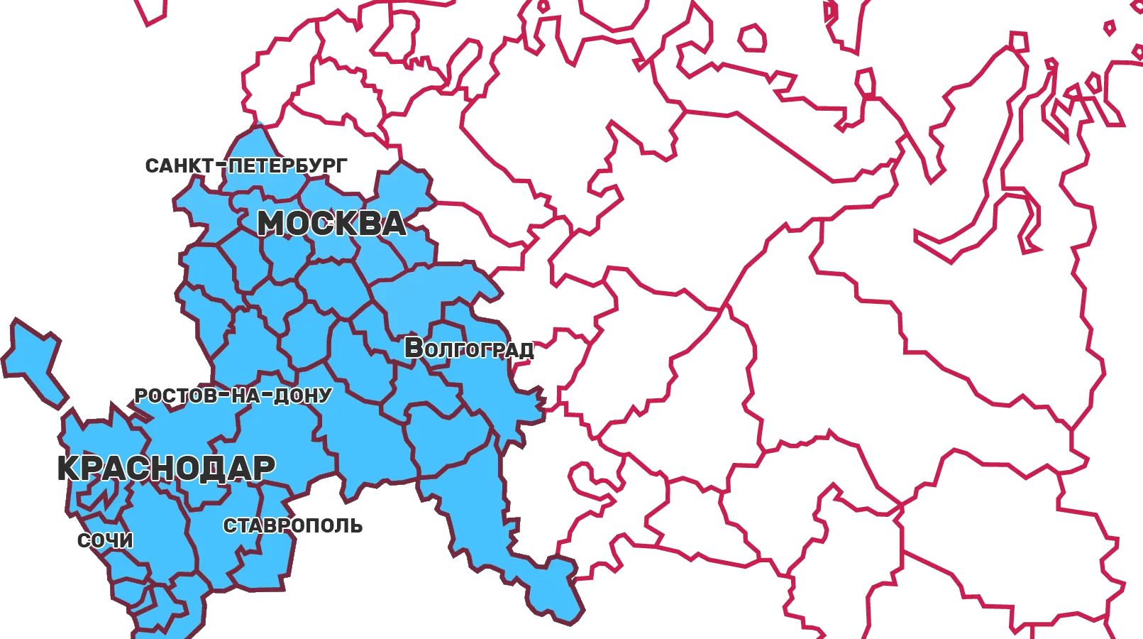 Карта в Волгодонске